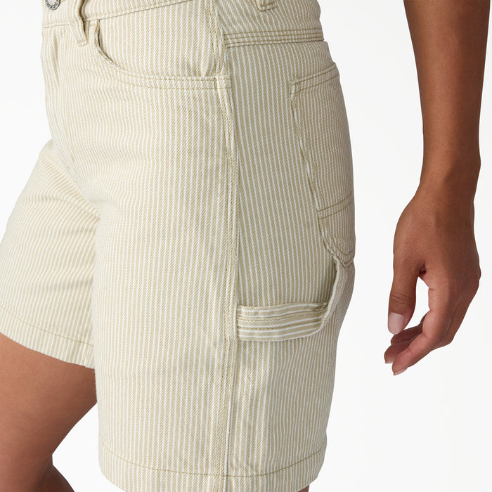 Dickies 7" Hickory Carpenter Shorts - Women's Eucalyptus