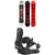 GNU Ladies Choice Asym C3 Snowboard + Union Trilogy Snowboard Bindings - Women's 2026