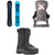 GNU Asym Ladies Choice C2X Snowboard 2025 + Bent Metal Stylist Snowboard Bindings + K2 Contour Snowboard Boots - Women's