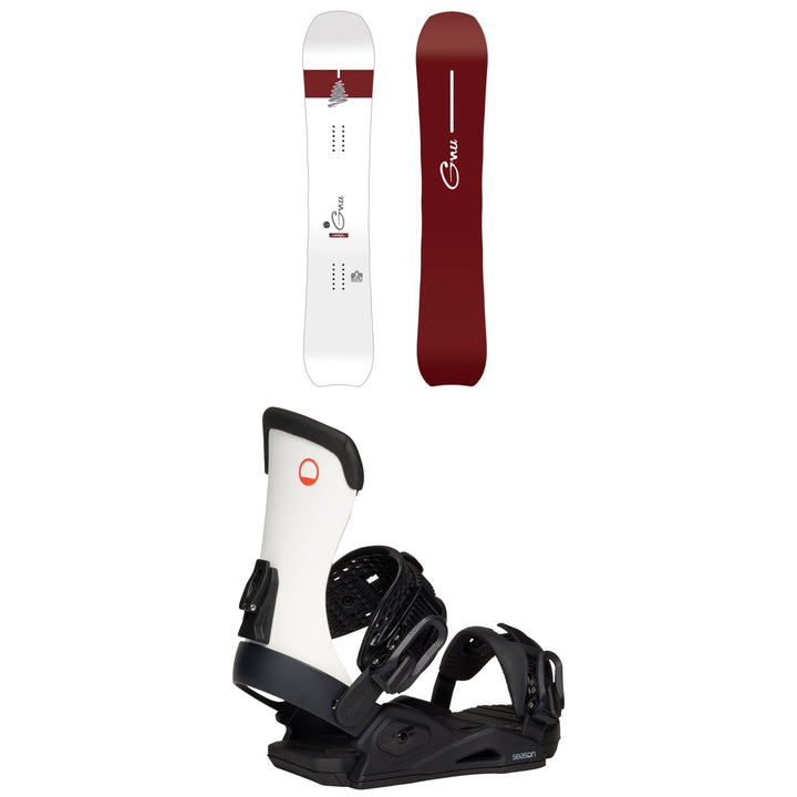 GNU Hyper C2X Snowboard 2025 + Season Meld Snowboard Bindings