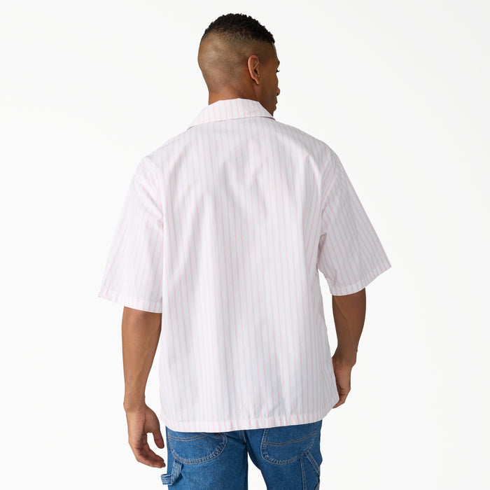 Dickies Venedocia Stripe Short-Sleeve Shirt - Men's White