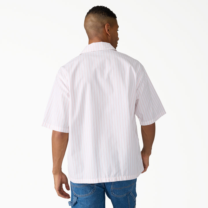 Dickies Venedocia Stripe Short-Sleeve Shirt - Men's White