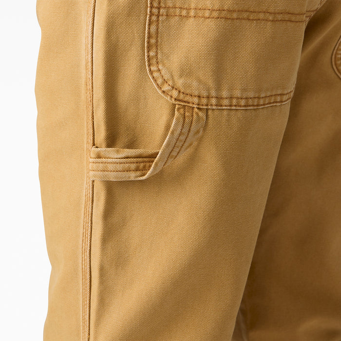 Dickies Worn In Relaxed Carpenter Duck Pants - Men's Brown Duck