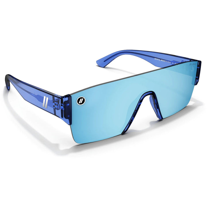 Blenders Kingpin Sunglasses Crystal Indigo/Blue/Light Blue Polarized