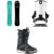 GNU Gremlin C3 Snowboard + Bent Metal Transfer Snowboard Bindings + Salomon Dialogue Dual Boa Snowboard Boots 2026