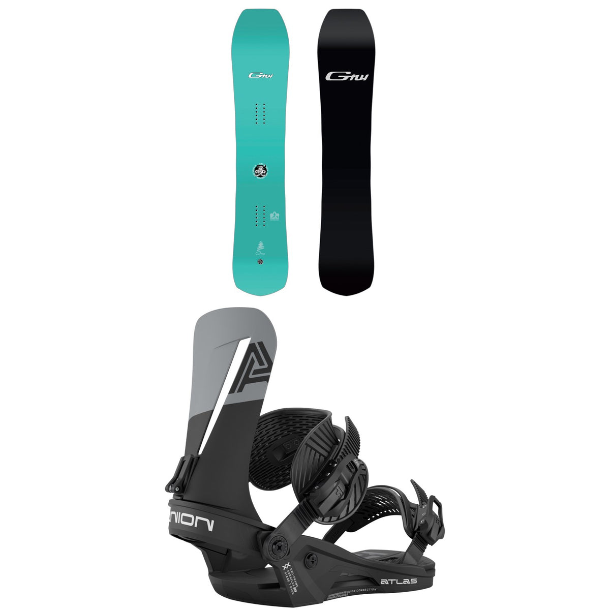 GNU Gremlin C3 Snowboard + Union Atlas Snowboard Bindings 2026