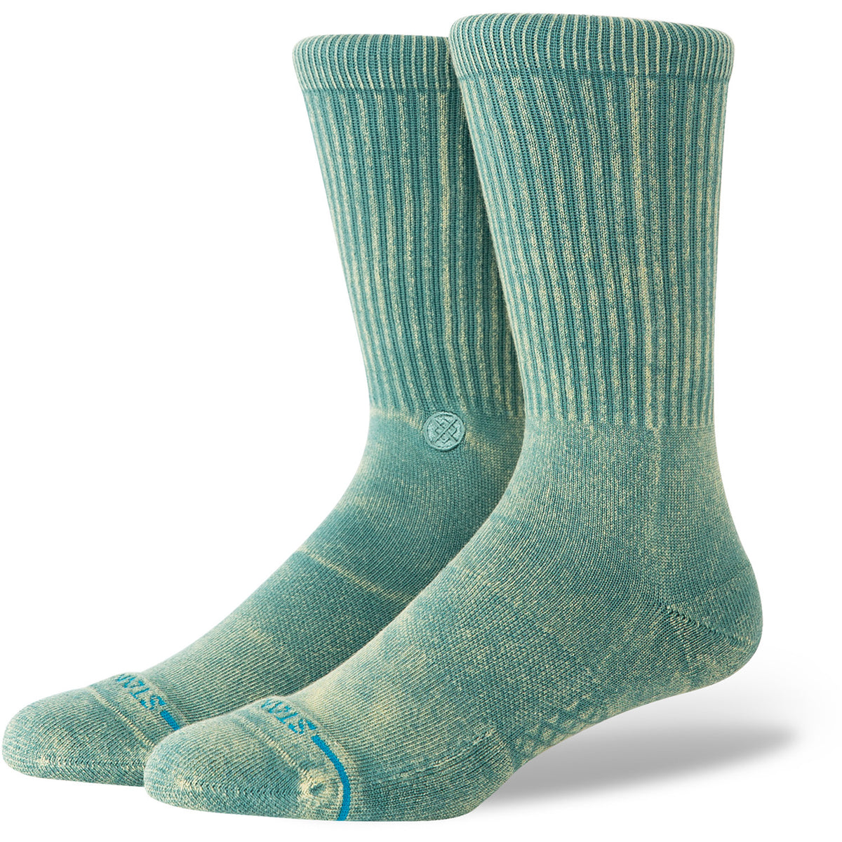 Stance Icon Dyed Crew Socks Teal