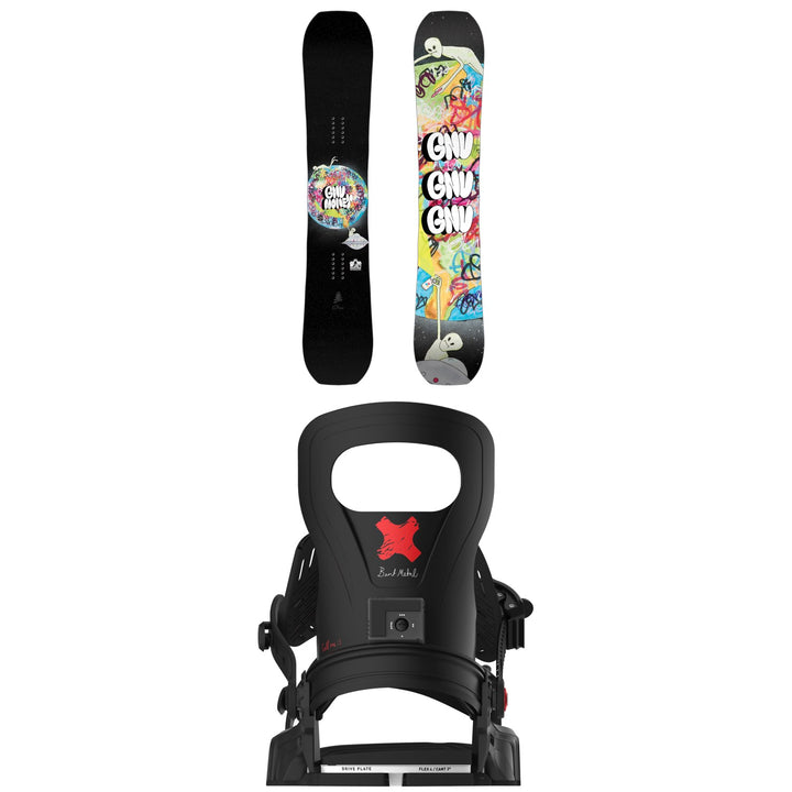GNU Money C2E Snowboard + Bent Metal Logic Snowboard Bindings 2026