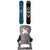 GNU Gloss-C C3 Snowboard 2025 + Bent Metal Stylist Snowboard Bindings - Women's