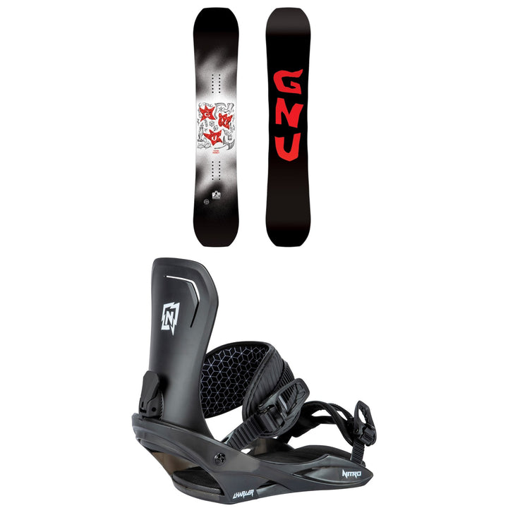 GNU Young Money C2E Snowboard+ Nitro Charger Snowboard Bindings - Kids' 2025