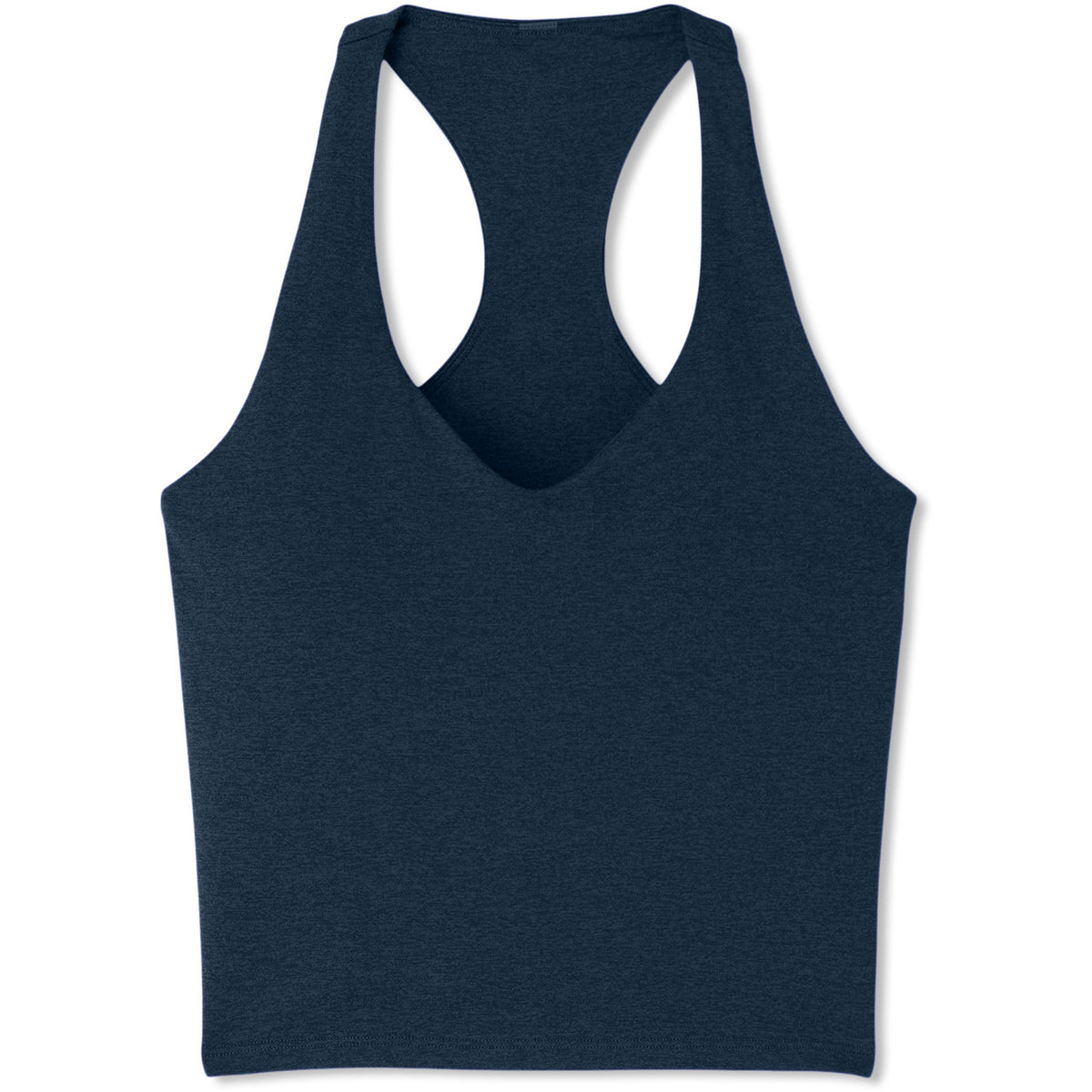 Vuori Halo Performance Crop 2.0 Top - Women's Blue Coast Heather
