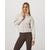 Vuori Halo Modern Full Zip Hoodie - Women's Ecru Heather