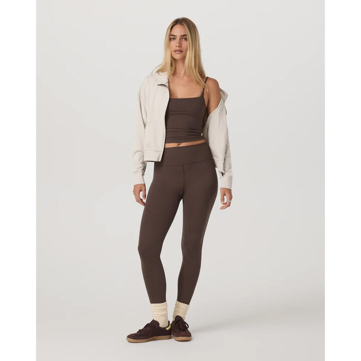 Vuori Halo Modern Full Zip Hoodie - Women's Ecru Heather