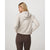 Vuori Halo Modern Full Zip Hoodie - Women's Ecru Heather