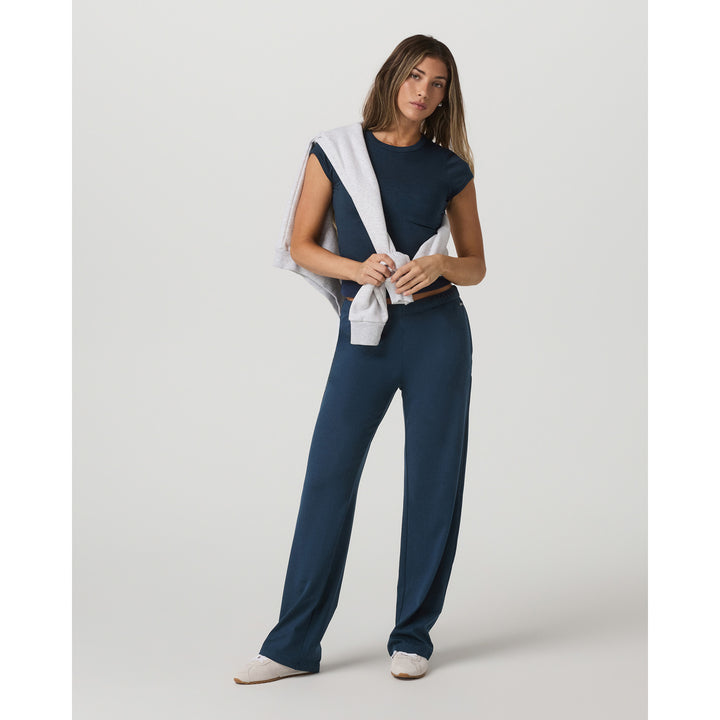Vuori Halo Modern Straight Leg Pants-Short - Women's Blue Coast Heather
