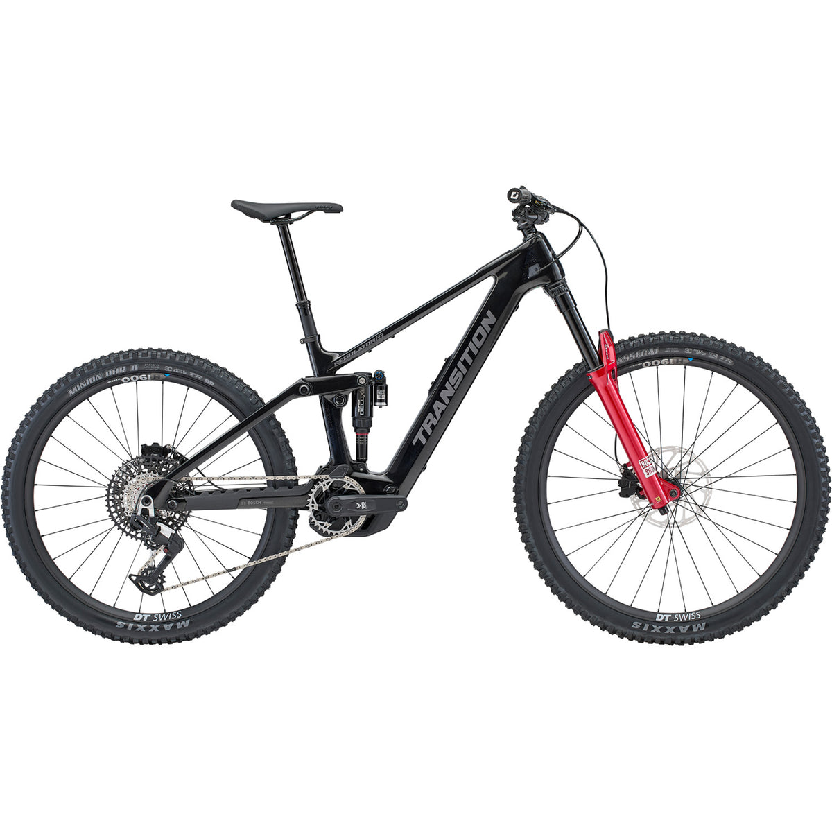 Transition Regulator CX Carbon Eagle 90 E-Mountain Bike 2026 Clear Black Night