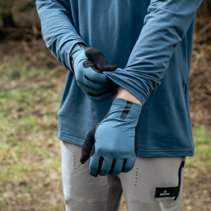 evo Lightweight Bike Gloves Denim