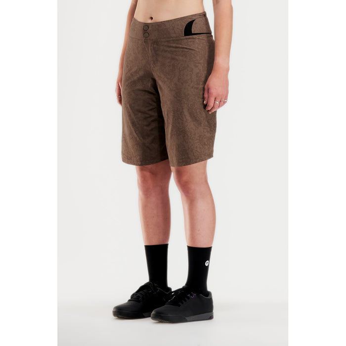 Peppermint Cycling Co. Signature Tech Shorts - Women's Pasteque Cacao