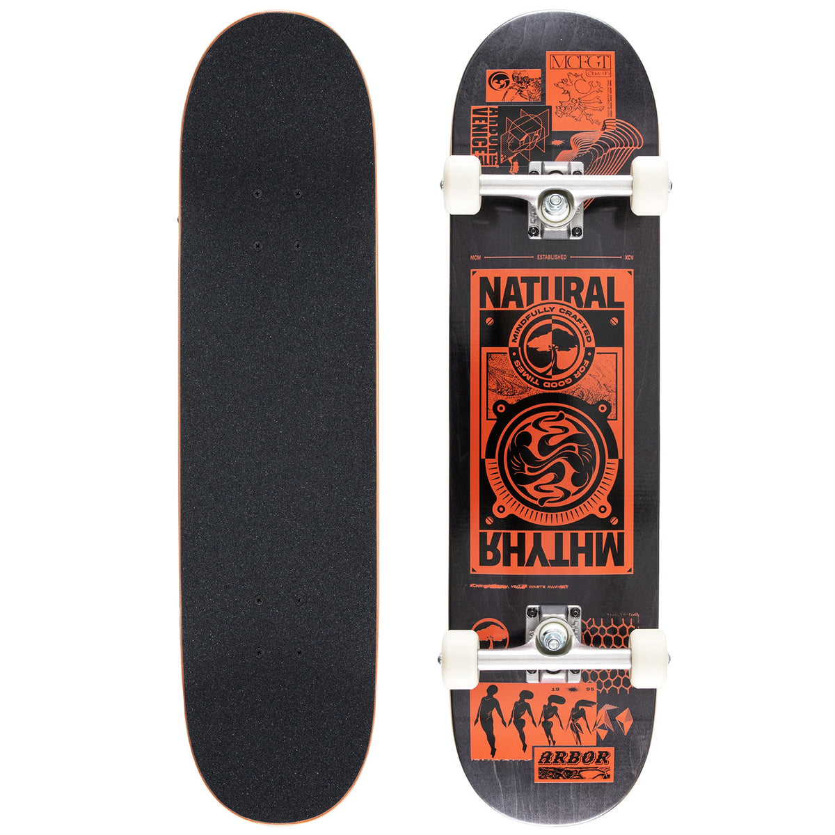 Arbor Street Natural Rhythm 8.0 Skateboard Complete