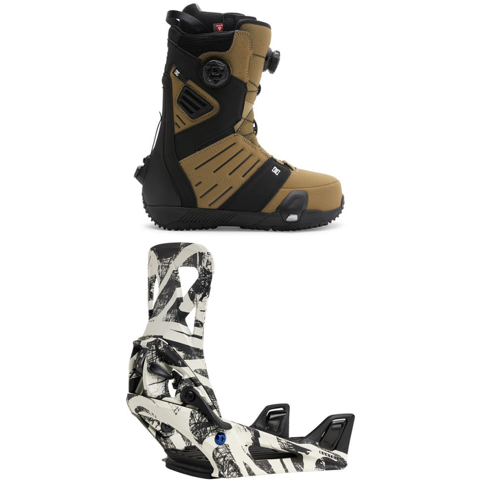 DC Judge Step On Snowboard Boots + Burton Step On Snowboard Bindings 2026