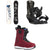 Burton Feelgood Snowboard + Escapade EST Snowboard Bindings + Felix Boa Snowboard Boots - Women's 2026