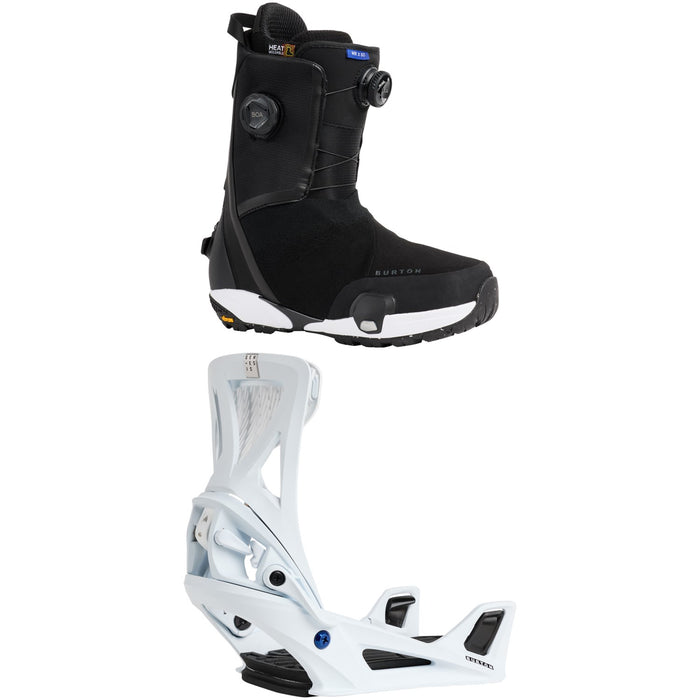 Burton Waverange X Step On Snowboard Boots + Step On Genesis Snowboard Bindings 2026