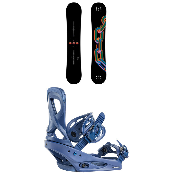 Burton Cultivator Snowboard + Scribe Snowboard Bindings - Women's 2026