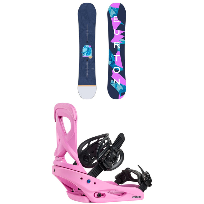 Burton Yeasayer Snowboard + Scribe Snowboard Bindings - Women's 2026