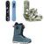 Burton Cartographer Snowboard + Mission Snowboard Bindings + Ruler Boa Snowboard Boots 2026