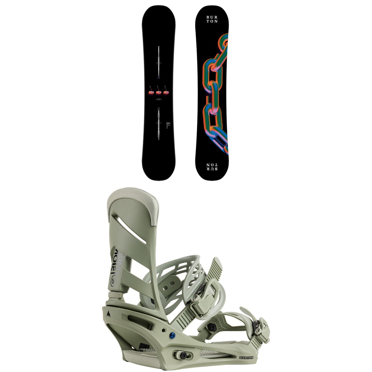 Burton Cultivator Snowboard + Mission Snowboard Bindings 2026