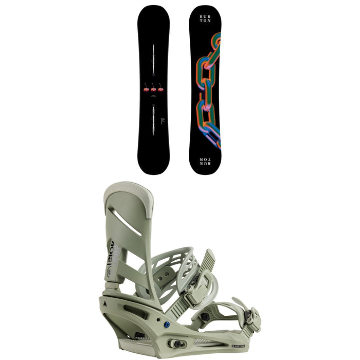 Burton Cultivator Snowboard + Mission Snowboard Bindings 2026