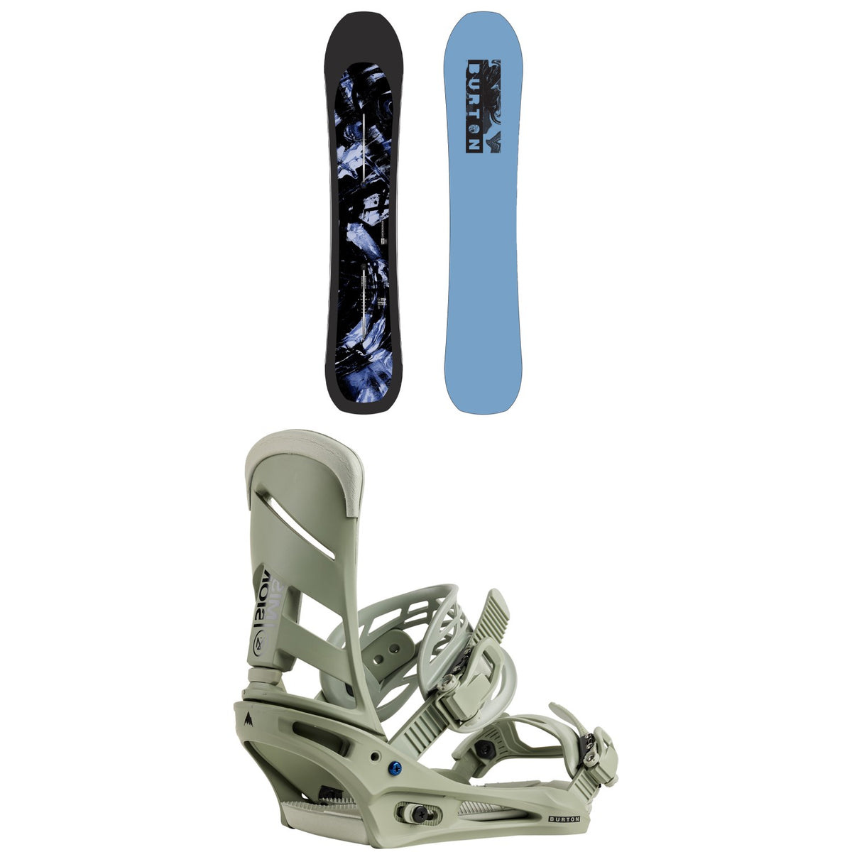 Burton Cartographer Snowboard + Mission Snowboard Bindings 2026