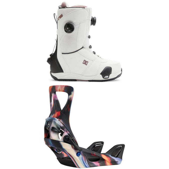 DC Lotus Step On Snowboard Boots + Burton Step On Snowboard Bindings - Women's 2026