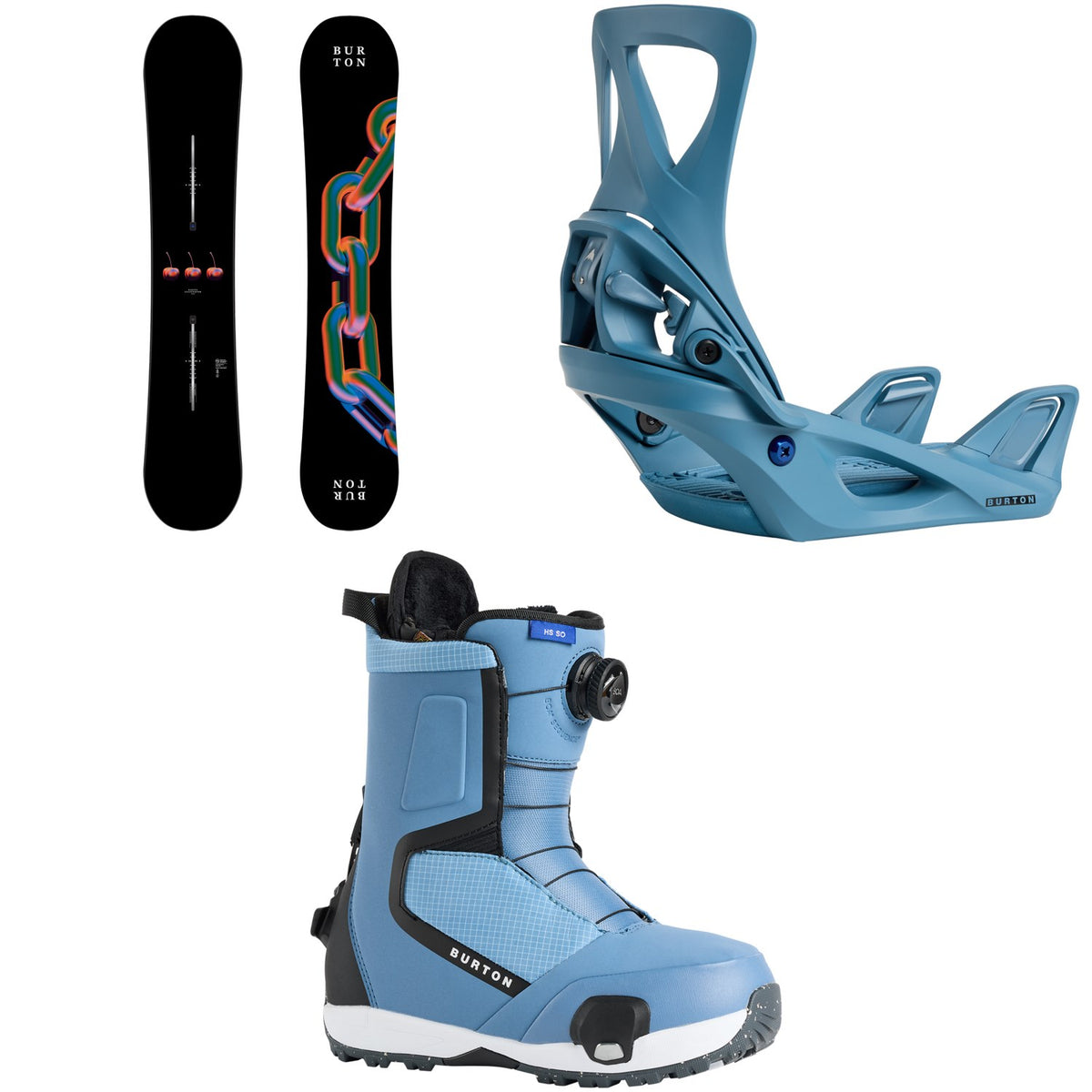 Burton Cultivator Snowboard + Step On Snowboard Bindings + Highshot Step On Snowboard Boots - Women's 2026