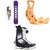 Burton Hideaway Snowboard + Step On Snowboard Bindings + Waverange Step On Snowboard Boots - Women's 2026
