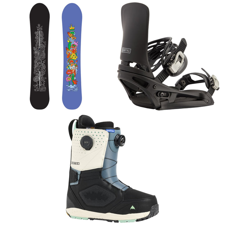 Burton Counterbalance Snowboard + Cartel EST Snowboard Bindings + Photon Boa Snowboard Boots 2026