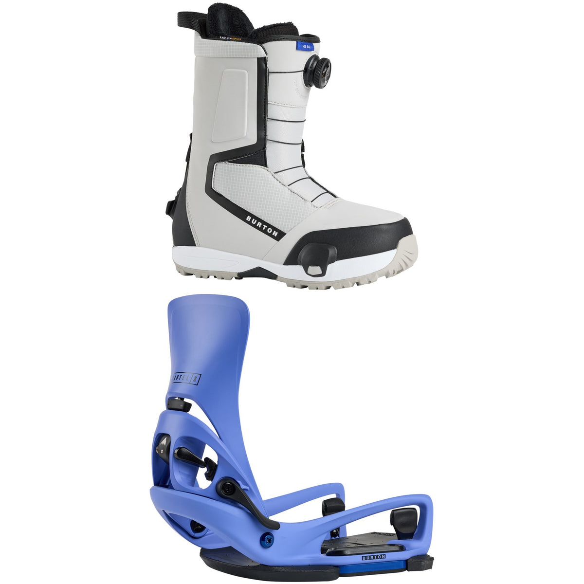 Burton Highshot Step On Snowboard Boots + Step on Cartel X EST Snowboard Bindings 2026