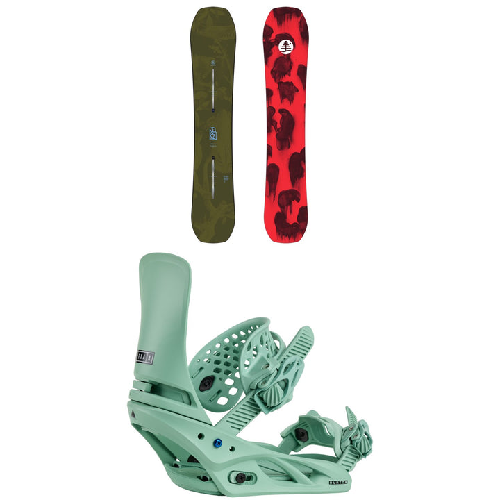 Burton Family Tree Hometown Hero Snowboard + Lexa X Snowboard Bindings - Women's 2026