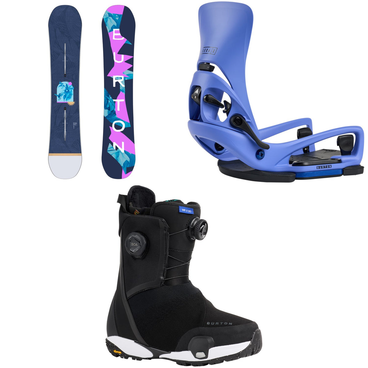 Burton Yeasayer Snowboard + Step On Lexa X EST Snowboard Bindings + Waverange X Step On Snowboard Boots - Women's 2026
