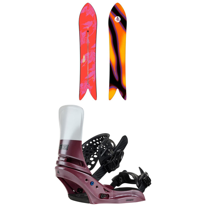 Burton Family Tree Smooth Operator Snowboard + Lexa X EST Snowboard Bindings - Women's 2026