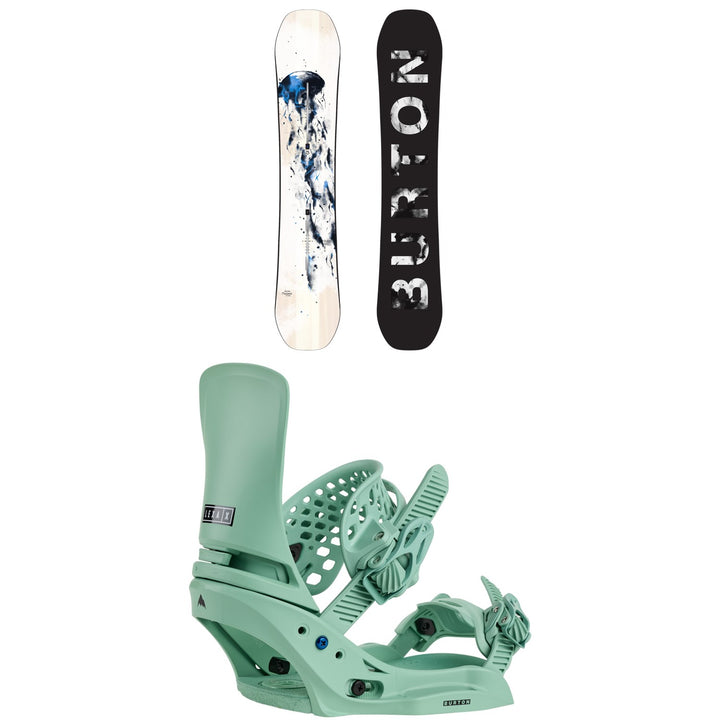 Burton Feelgood Snowboard + Lexa X EST Snowboard Bindings - Women's 2026