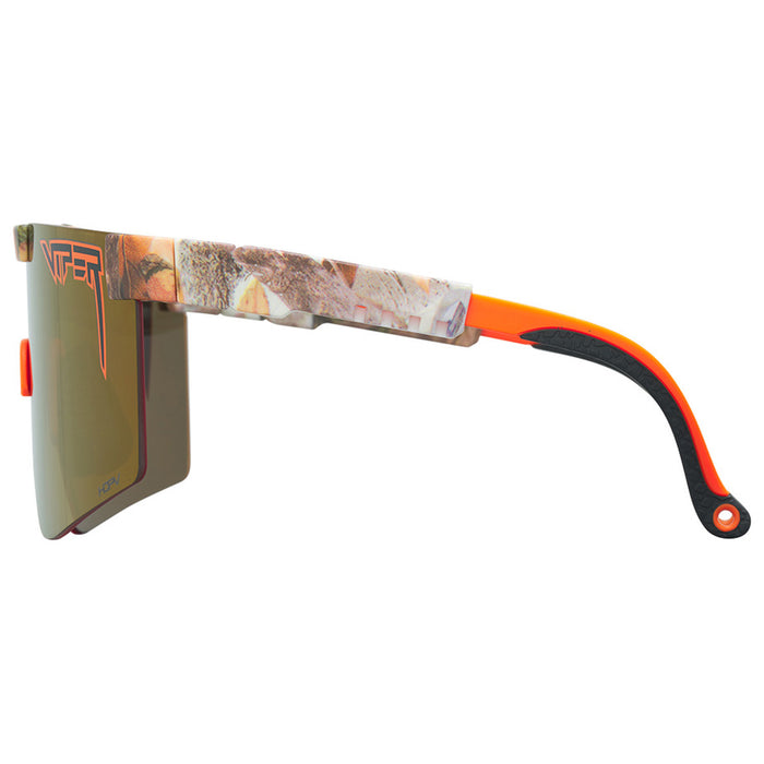 Pit Viper The Original Sunglasses Actualbush HDPV Polarized Gold