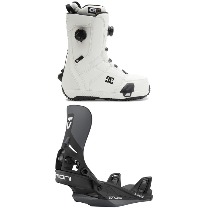 DC Control Step On Snowboard Boots + Union Atlas Step On Snowboard Bindings 2026