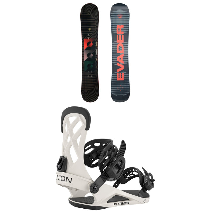 Rossignol Evader Snowboard + Union Flite Pro Snowboard Bindings 2026