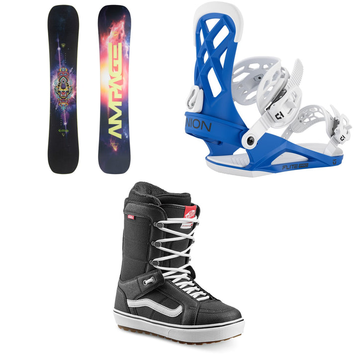 Rossignol Ampage Vol.2 Snowboard + Union Flite Pro Snowboard Bindings + Vans Hi Standard OG Snowboard Boots 2026