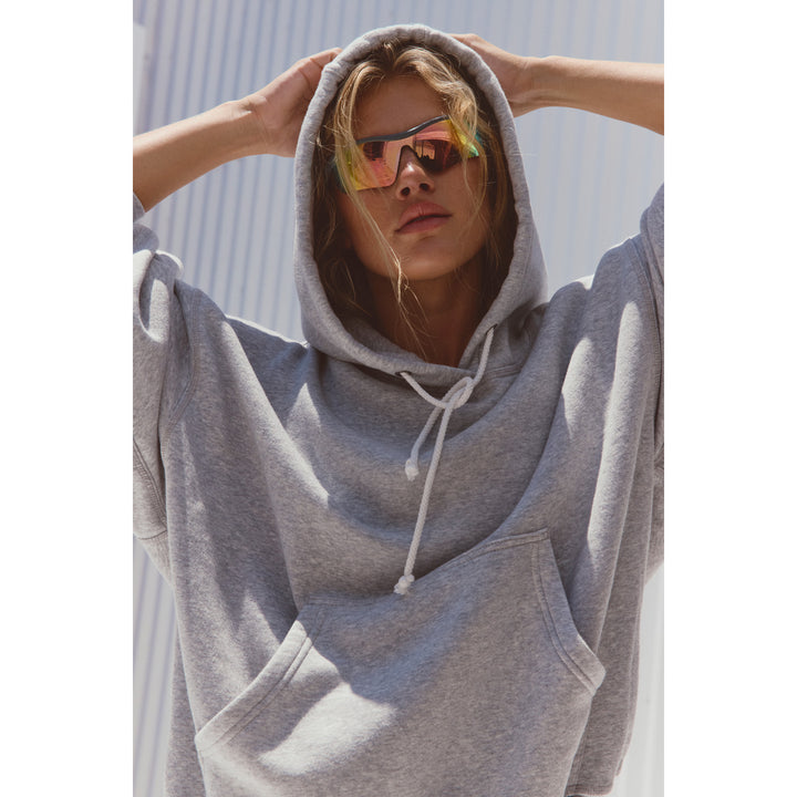 Free People Final Call Hoodie - Women's White Heather Grey