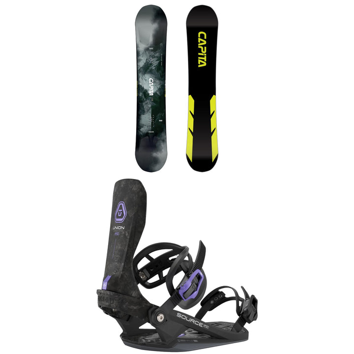 CAPiTA Mega Mercury Snowboard + Union Source FC Snowboard Bindings 2026