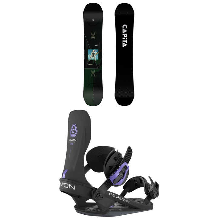 CAPiTA Super DOA Snowboard + Union Source Pro Snowboard Bindings 2026