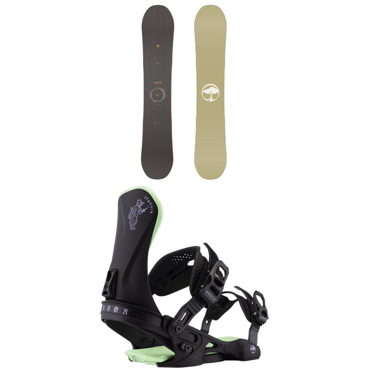 Arbor Mantra Decon Snowboard + Sequoia Snowboard Bindings - Women's 2026