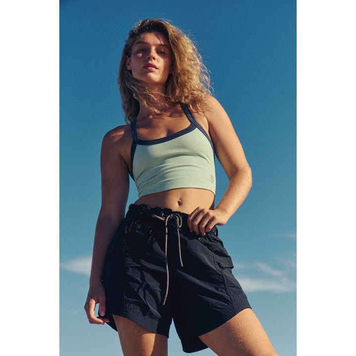 Free People In The Wild Long Shorts - Women's Black